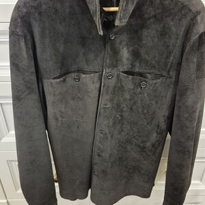 Men's Black Suede Jacket